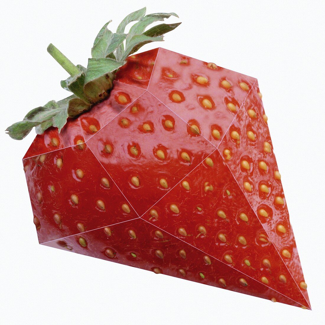 A paper strawberry