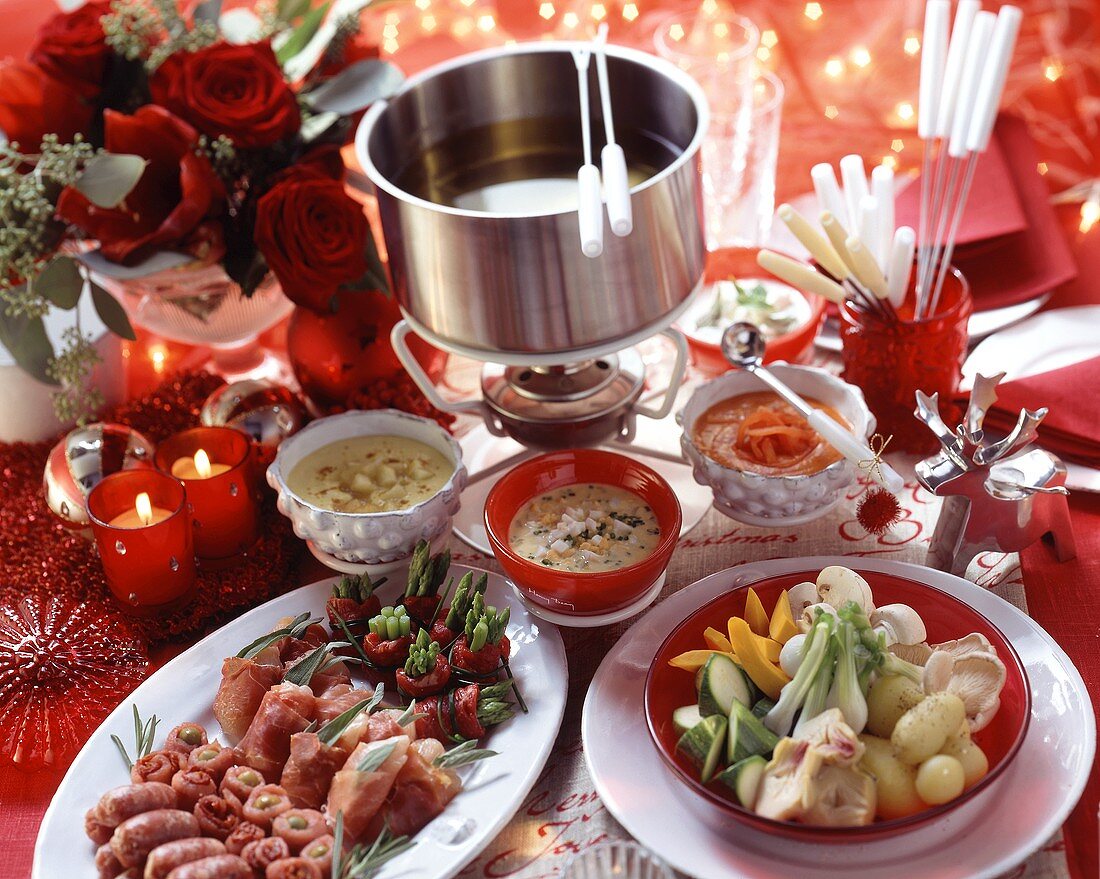 Christmas fondue for all the family