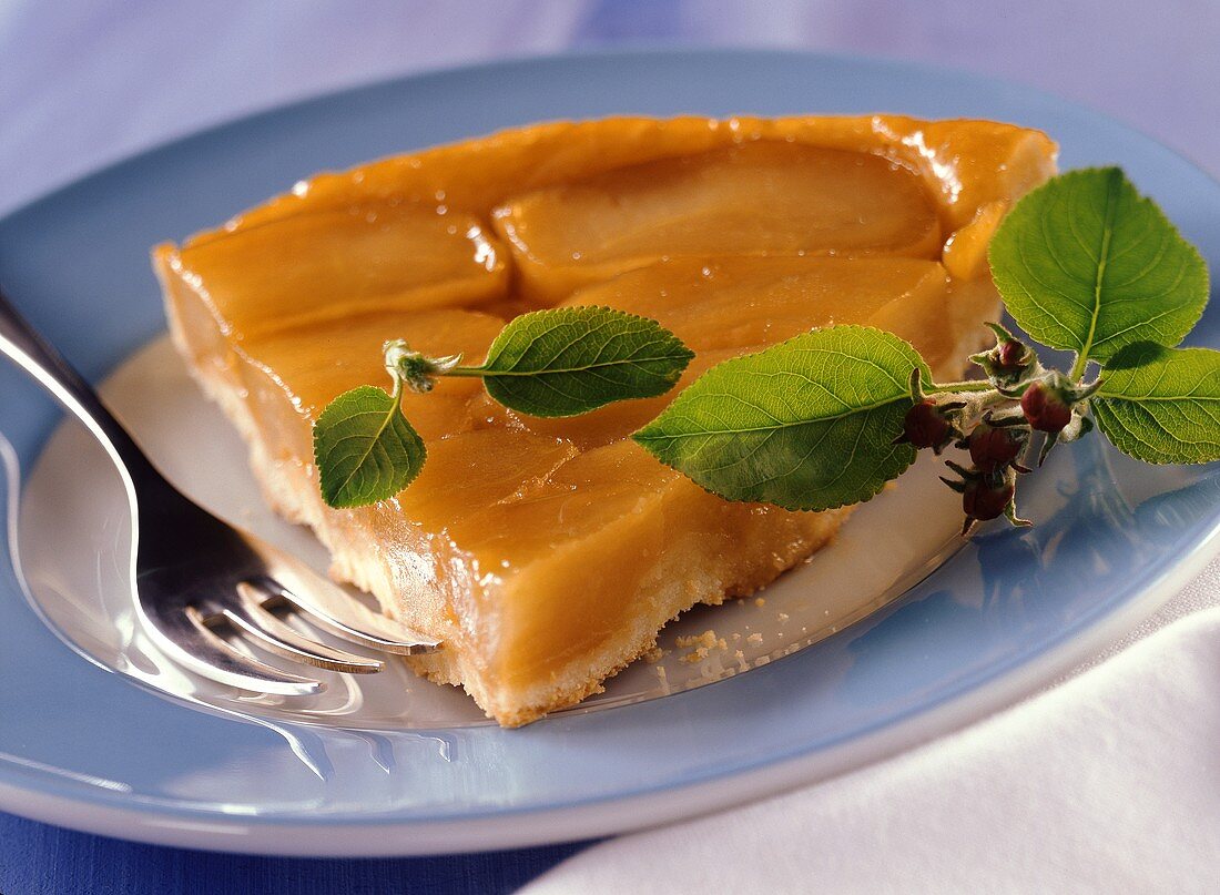 A piece of tarte tatin