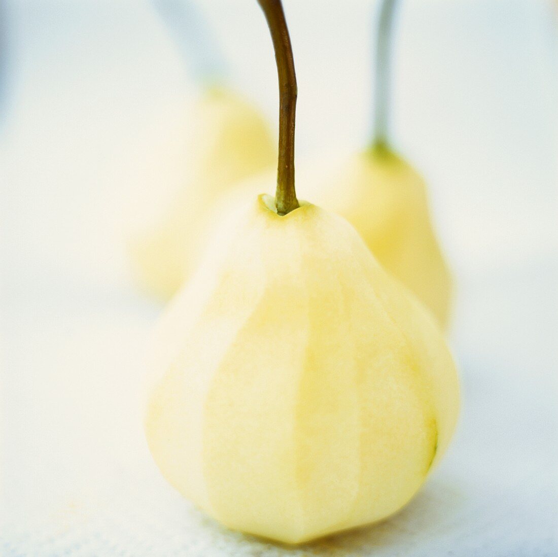 Peeled pears