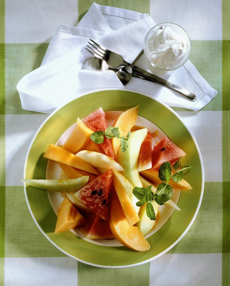 Melon salad