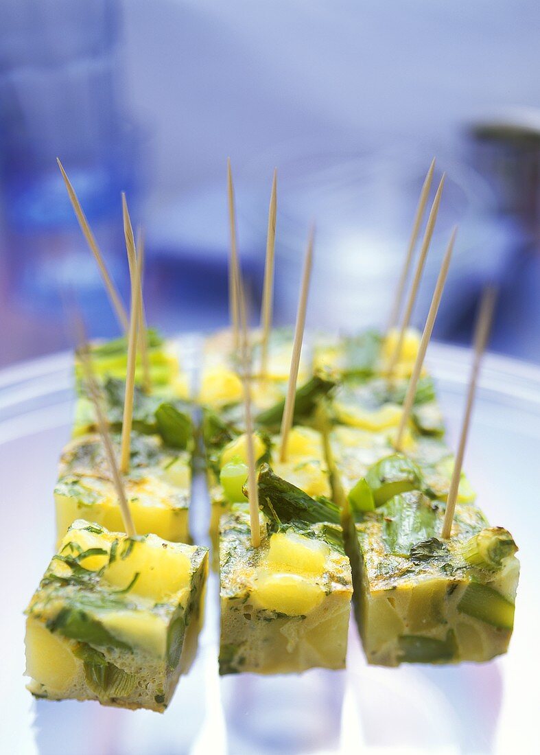 Green asparagus tortilla