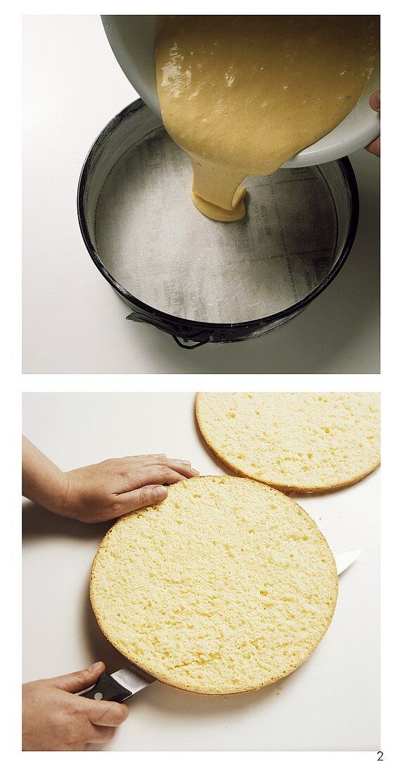 Making biscuit dough