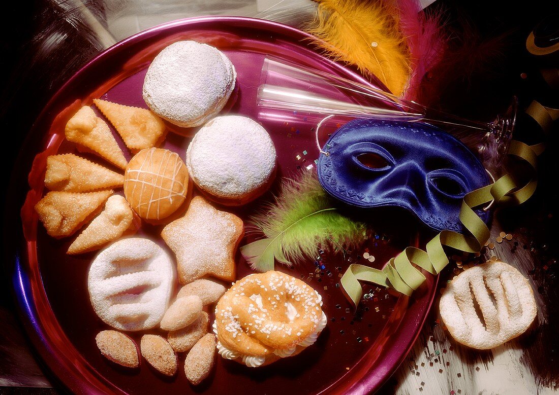 Fritters and Carnival biscuits