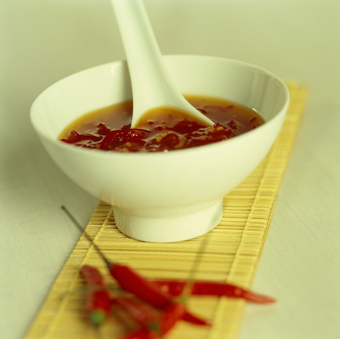 Bowl of sweet and sour chili sauce