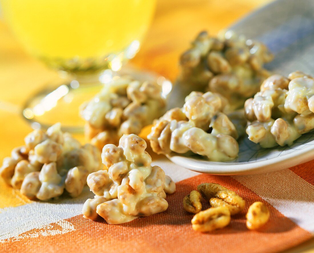 Knusper-Krispies mit weisser Kuvertüre