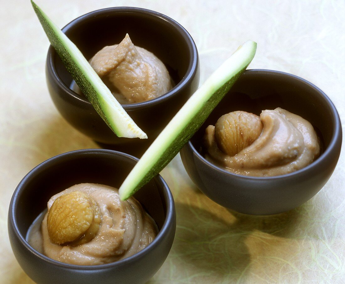 Chestnut puree for dipping