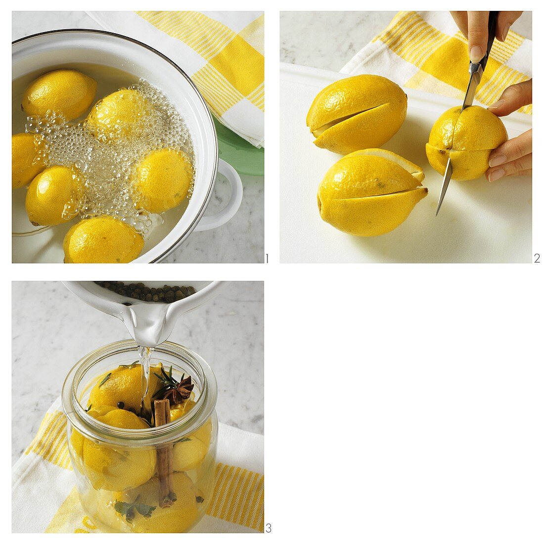 Zitronen einlegen