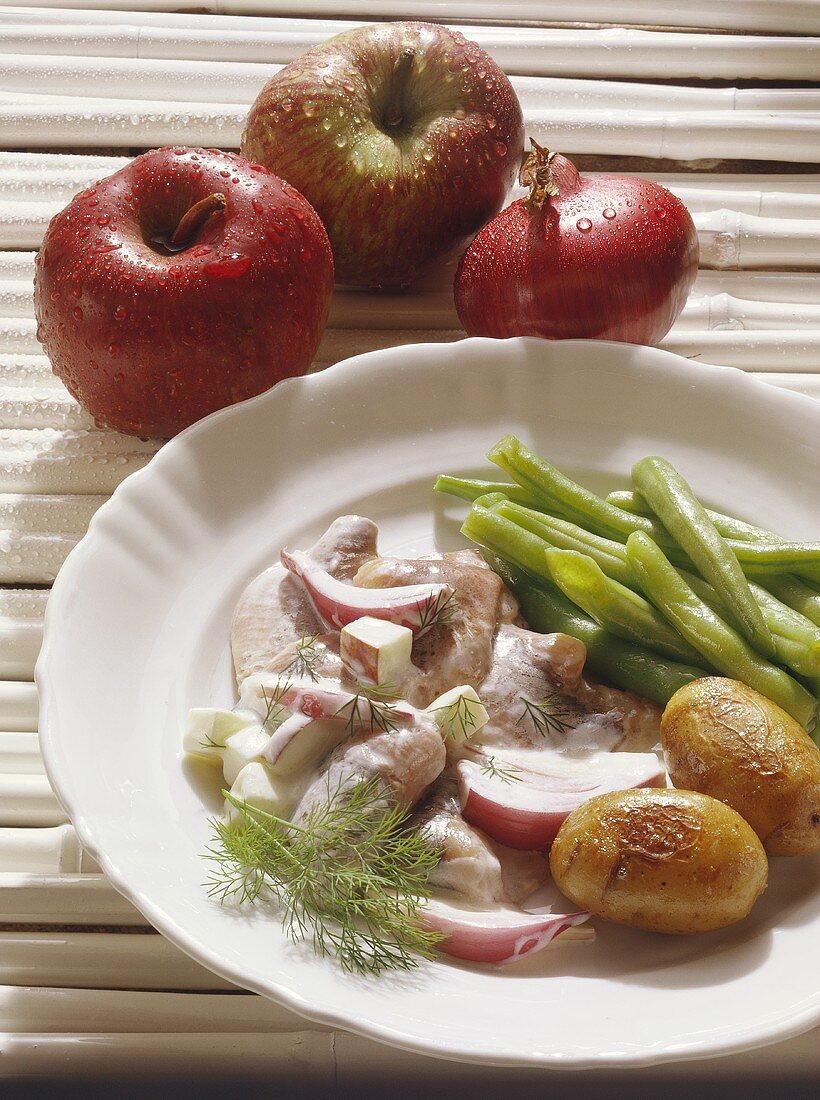 Matjesfilets mit Kartoffeln