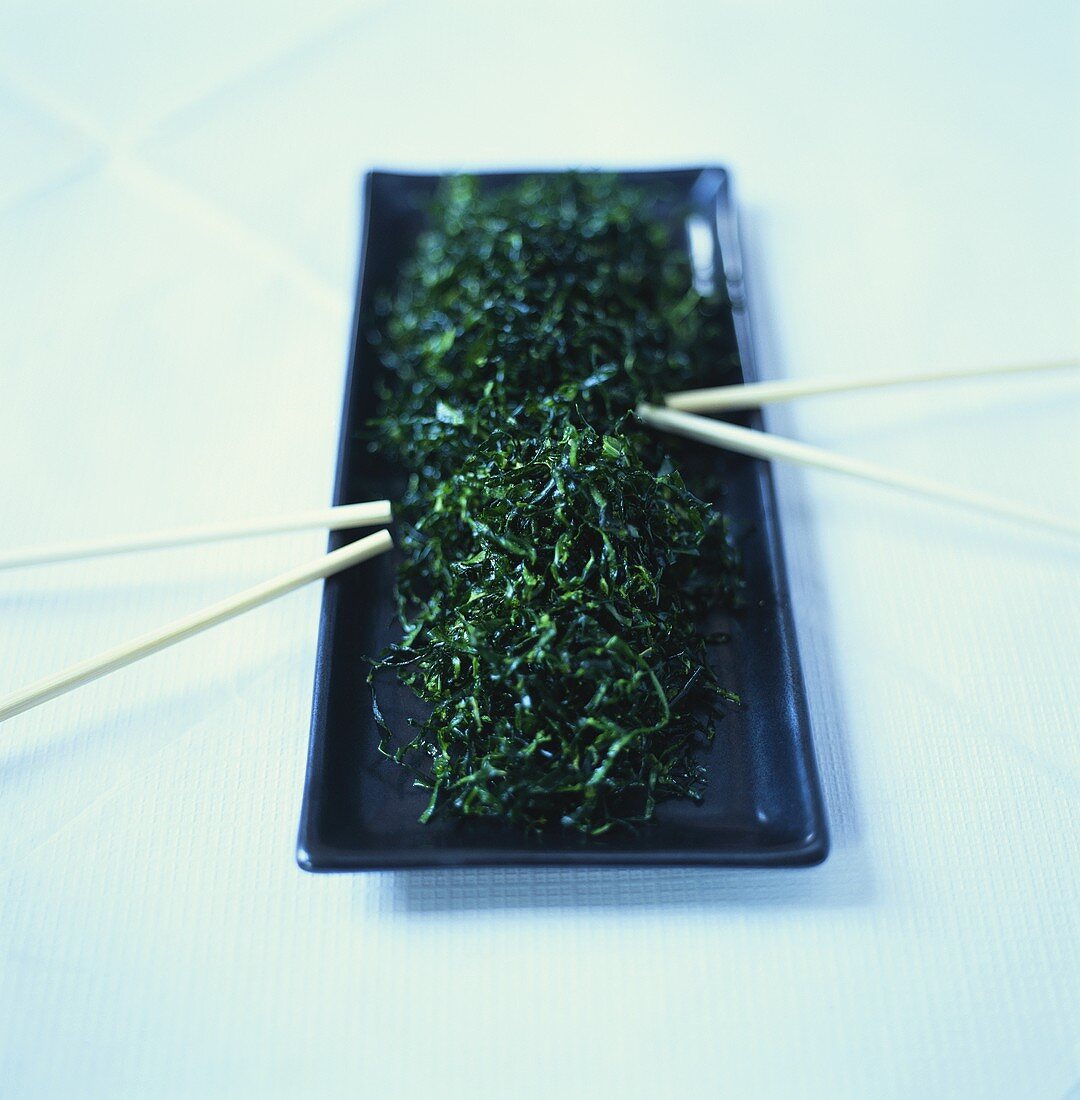 Deep-fried seaweed