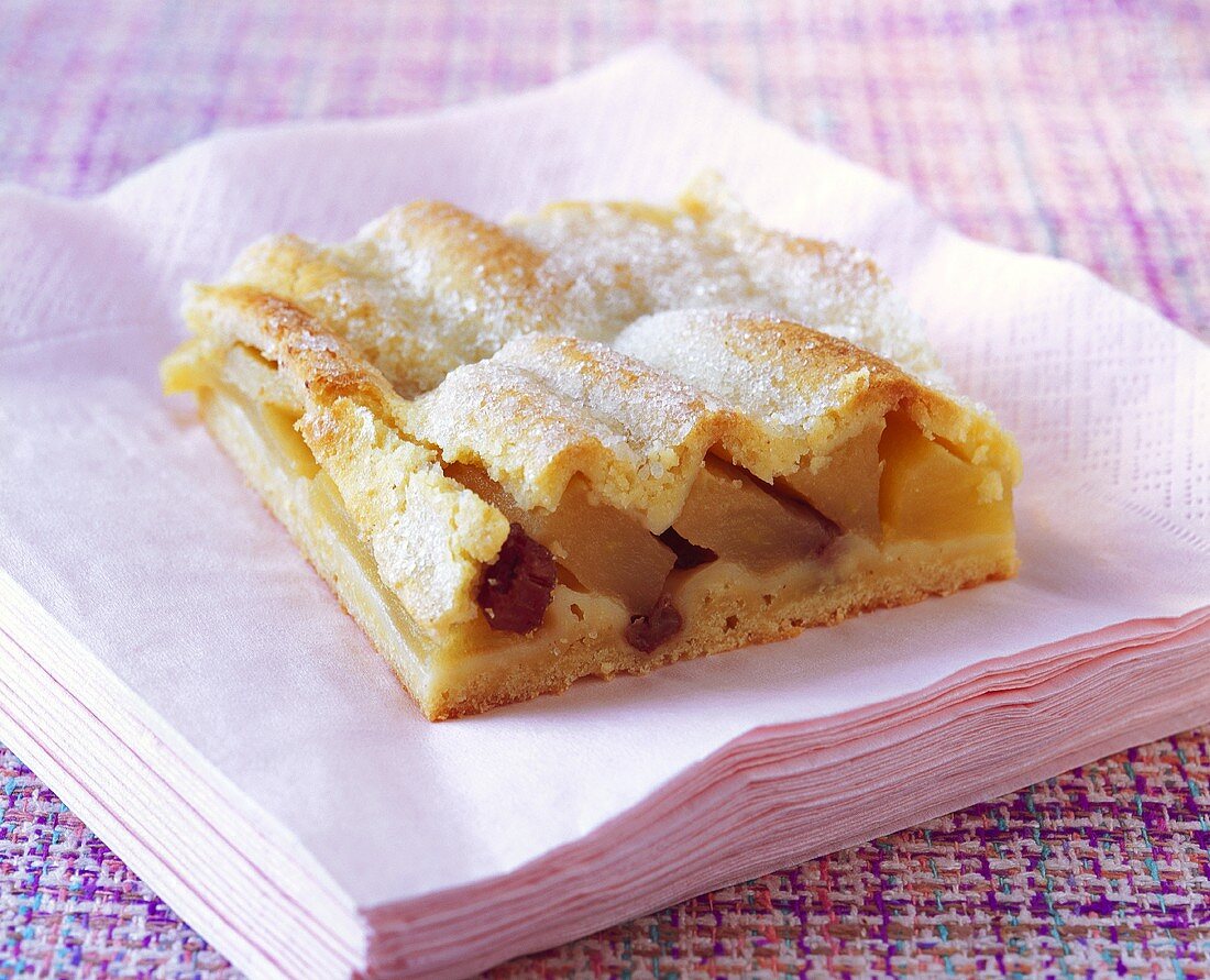 Piece of apple cake