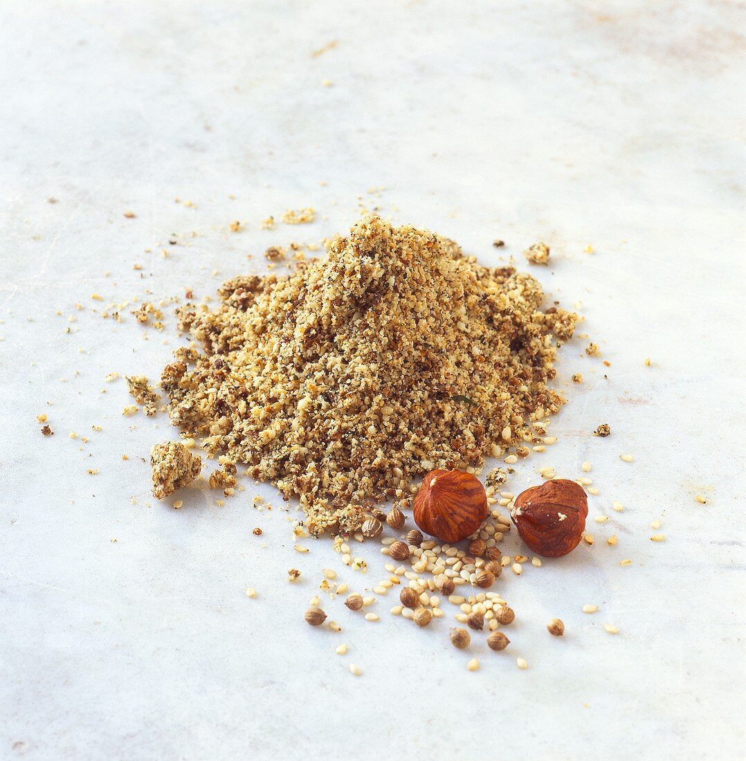 Dukkah (spice mixture with nuts from Egypt)