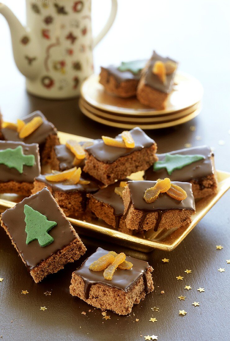 Lebkuchen-Brownies