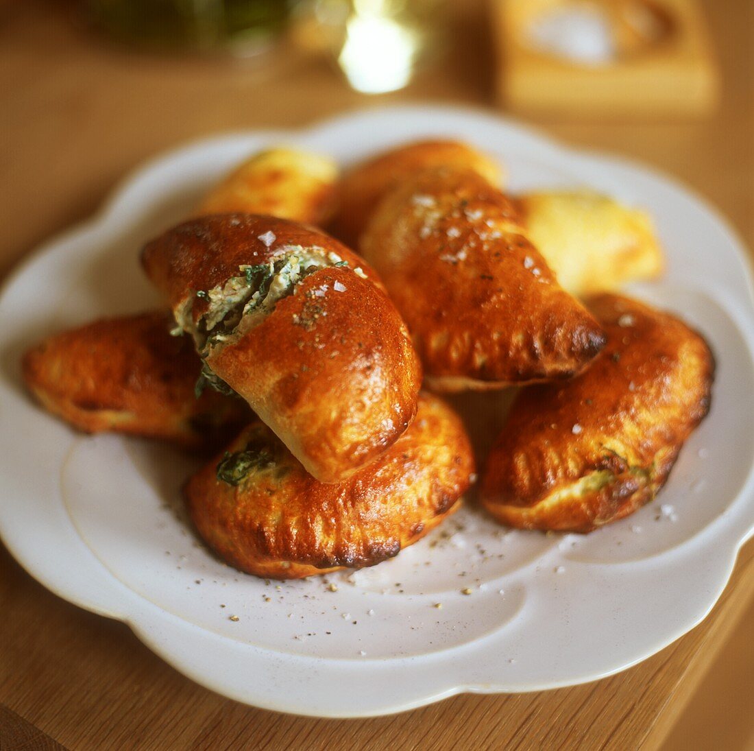 Spinach pasties