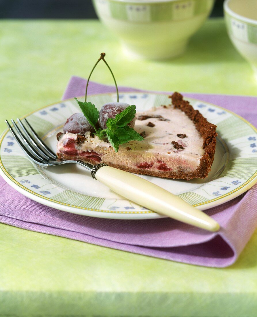 Tarte croustillante mit Kirschcreme-Füllung