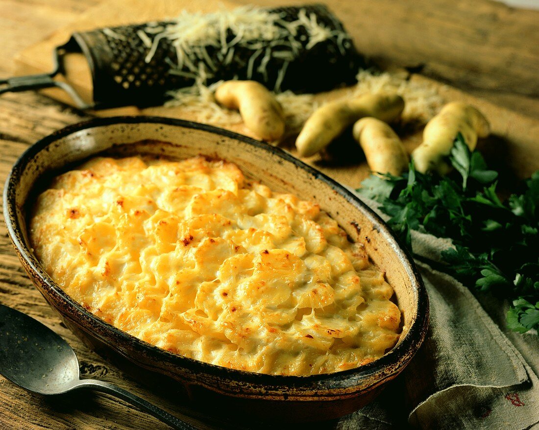 Gratin dauphinois (potato gratin, France)