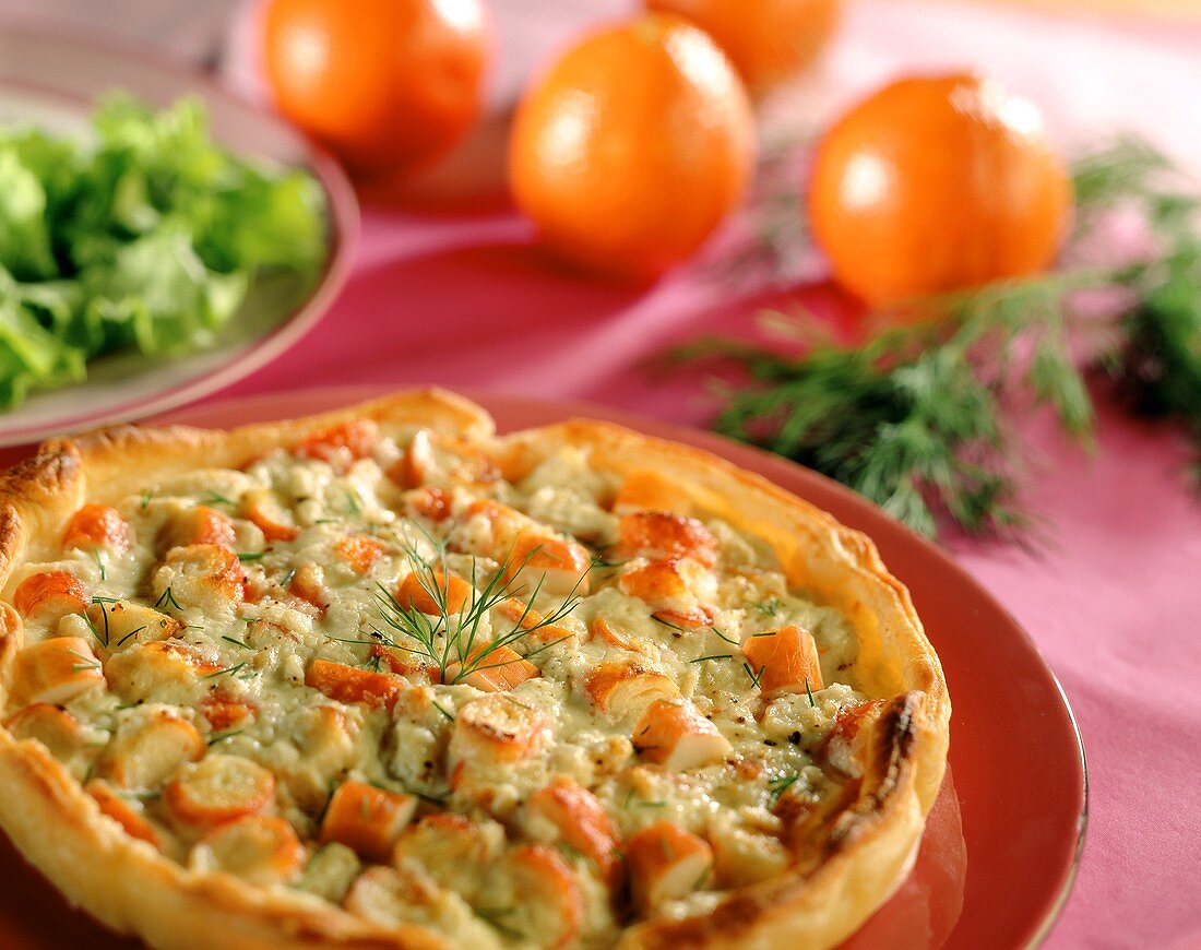 Surimi quiche