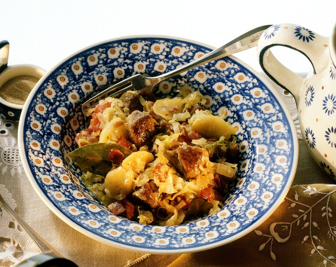 Bigos (meat and cabbage stew, Poland)