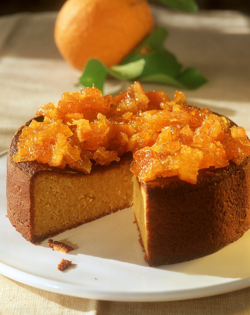 Orange and almond cake