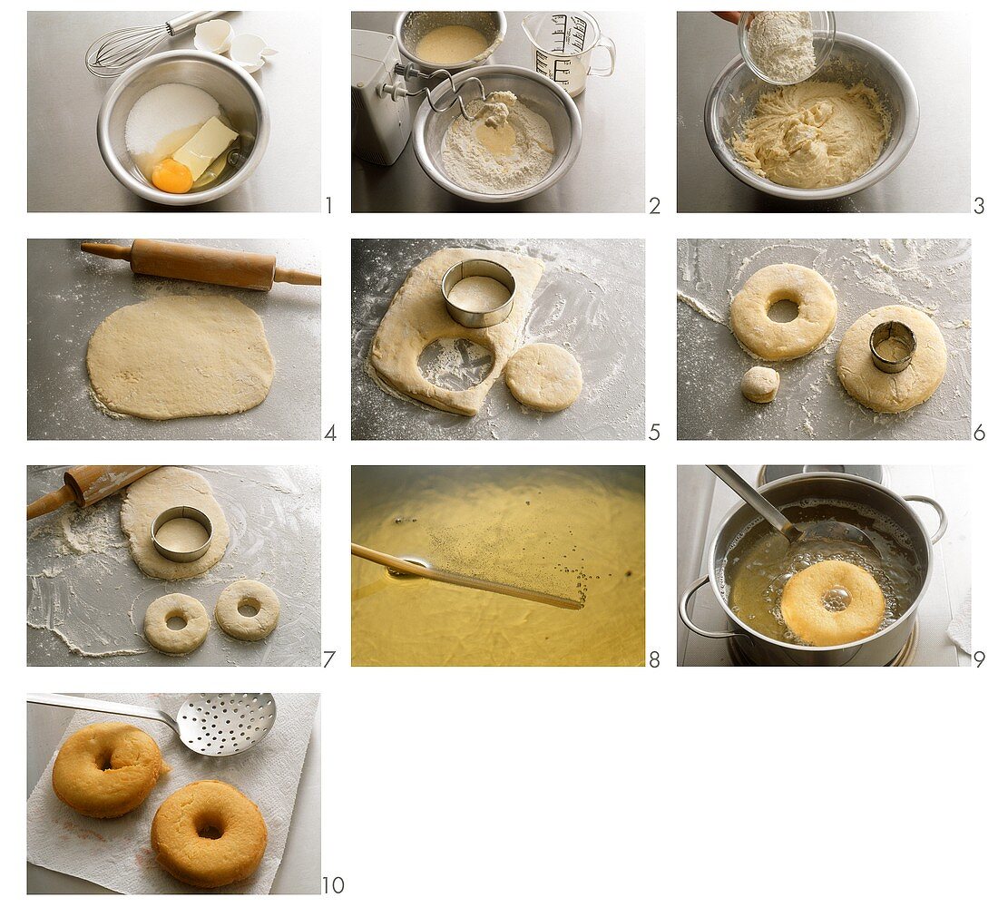 Making doughnuts