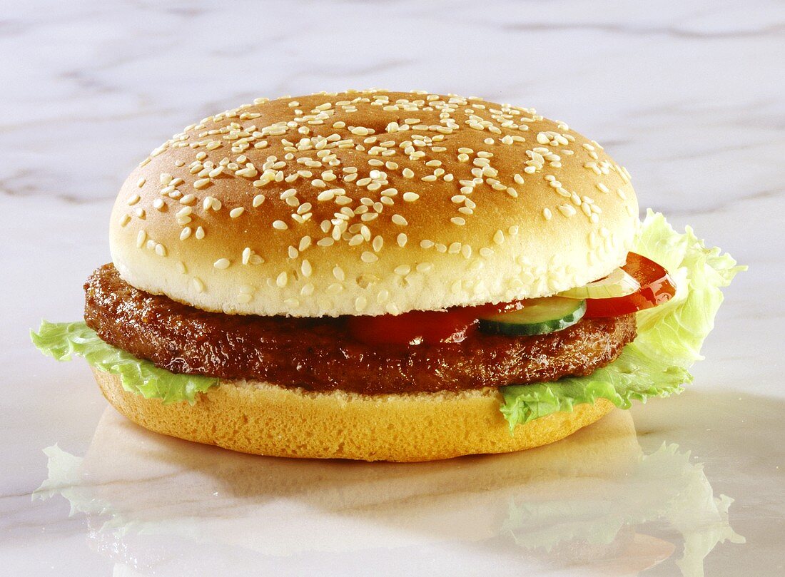 Klassischer Hamburger