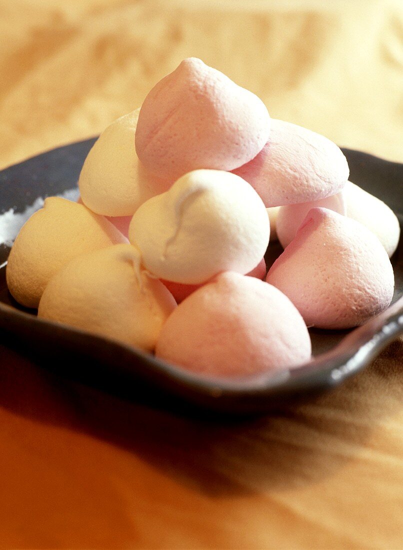 Pink and white marshmallows