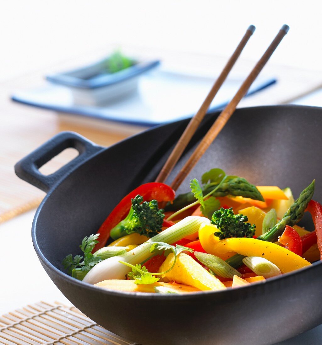 Wok with vegetables