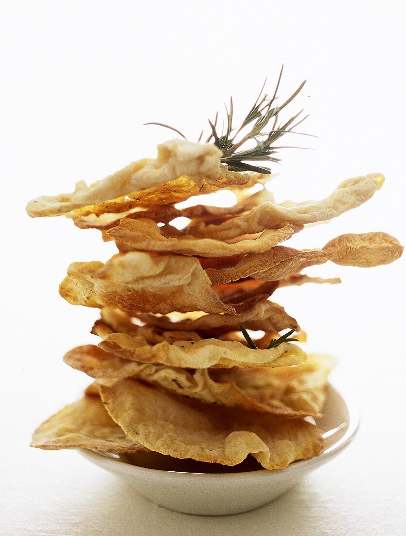 Crispy flatbread with rosemary