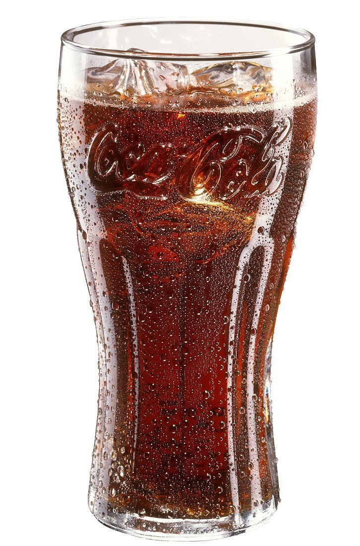 Ein Glas Coca Cola
