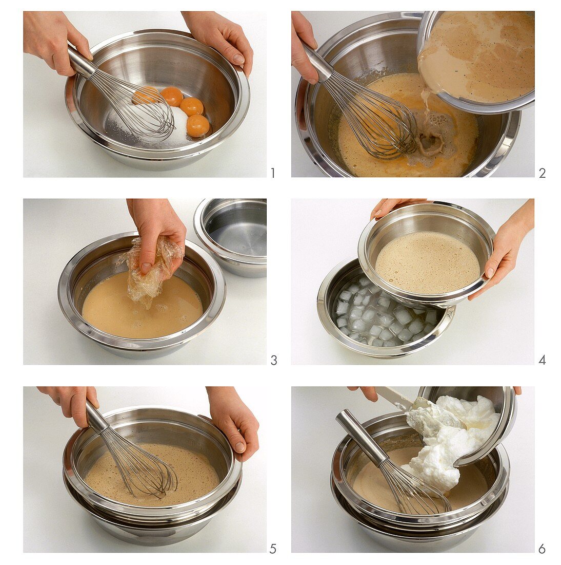 Making mocha cream