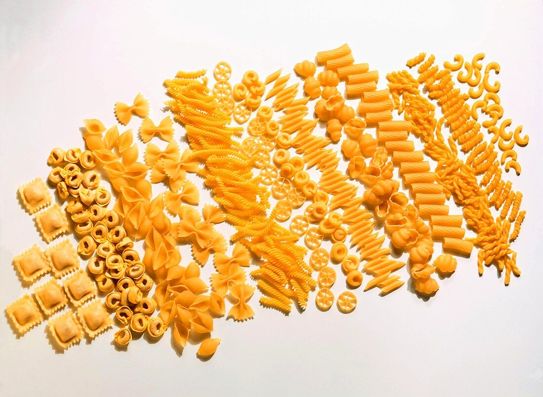 Several Assorted Dry Pastas