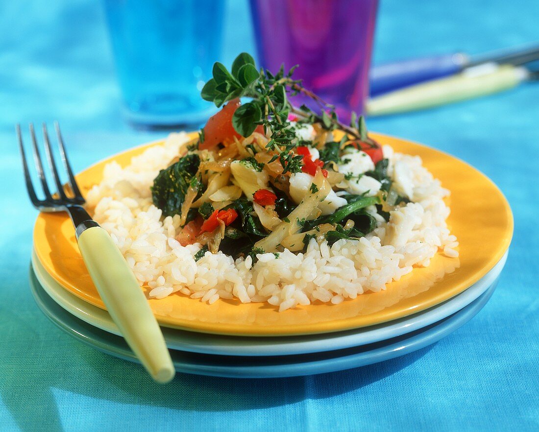 Gumbo with crabmeat (Cajun cooking, Louisiana)