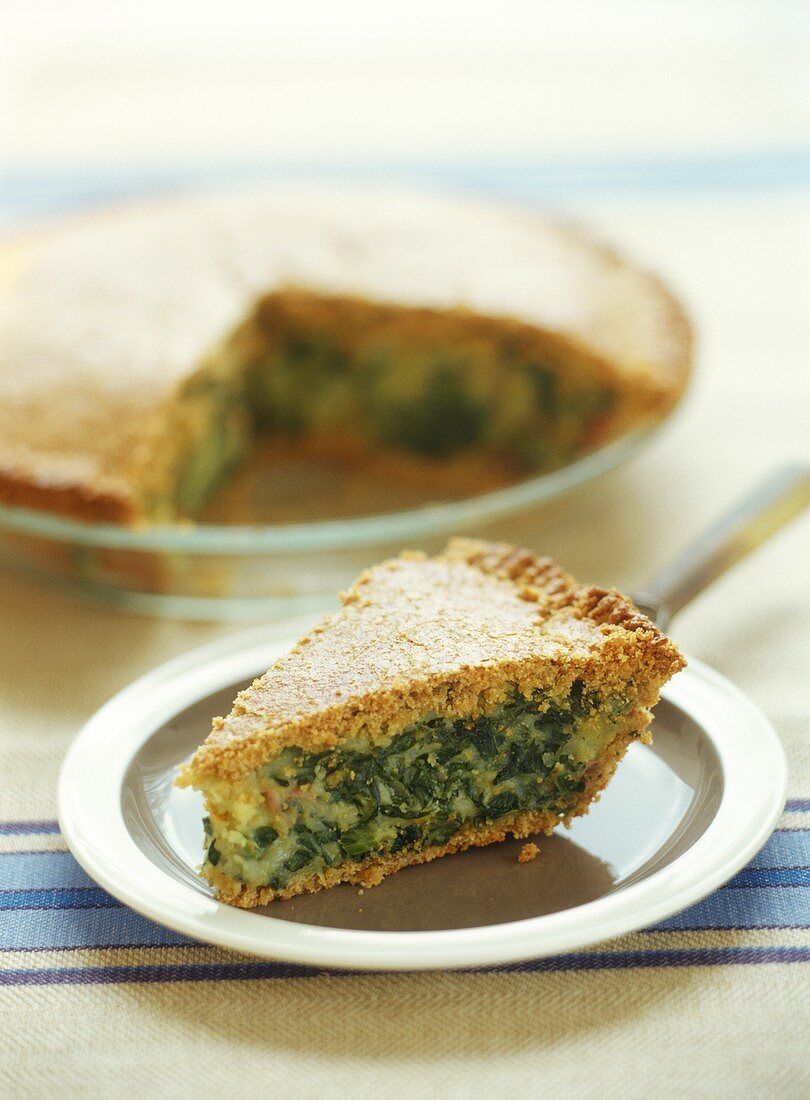 Cheese and chard pie