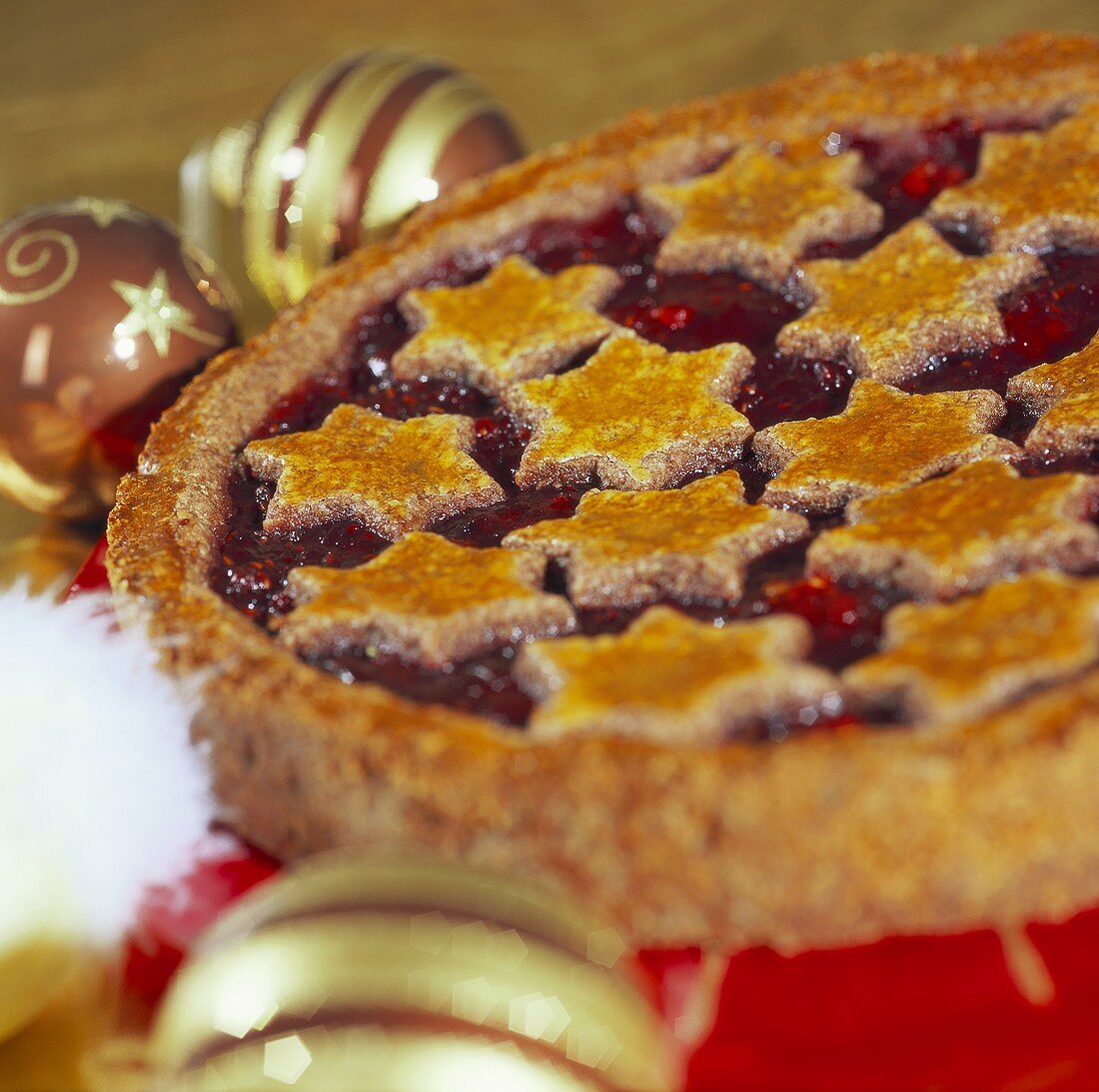 Weihnachtliche Linzertorte