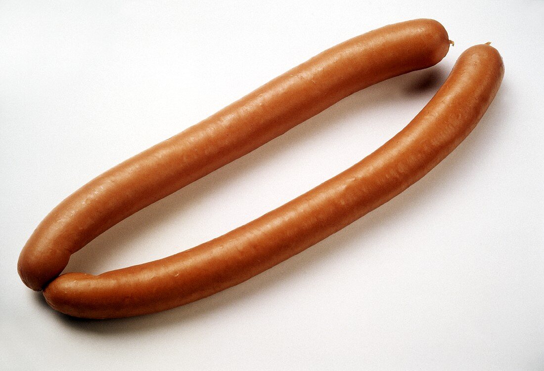 A pair of Frankfurter sausages