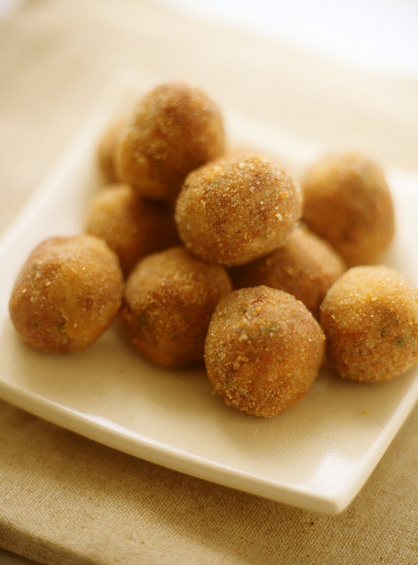 Deep-fried vegetable balls