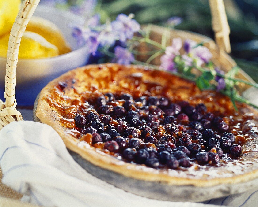 Blueberry tart