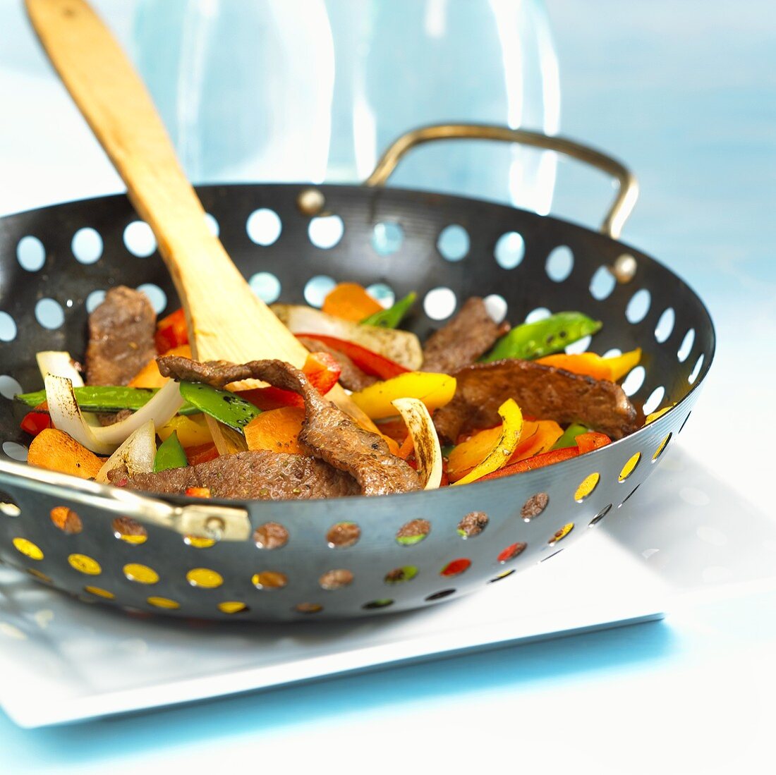 Pan-cooked beef and vegetable dish