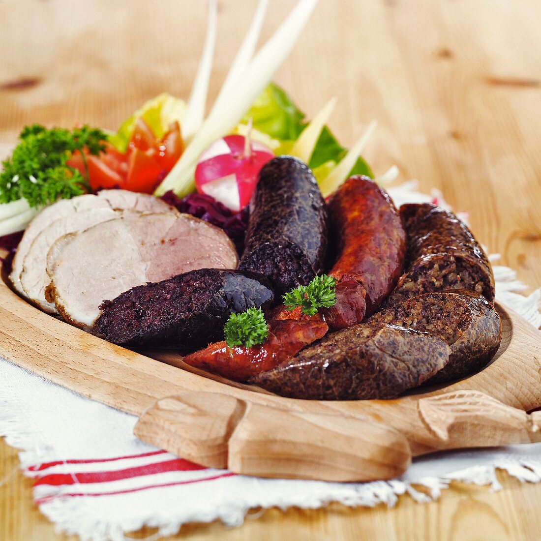 Hungarian meat platter