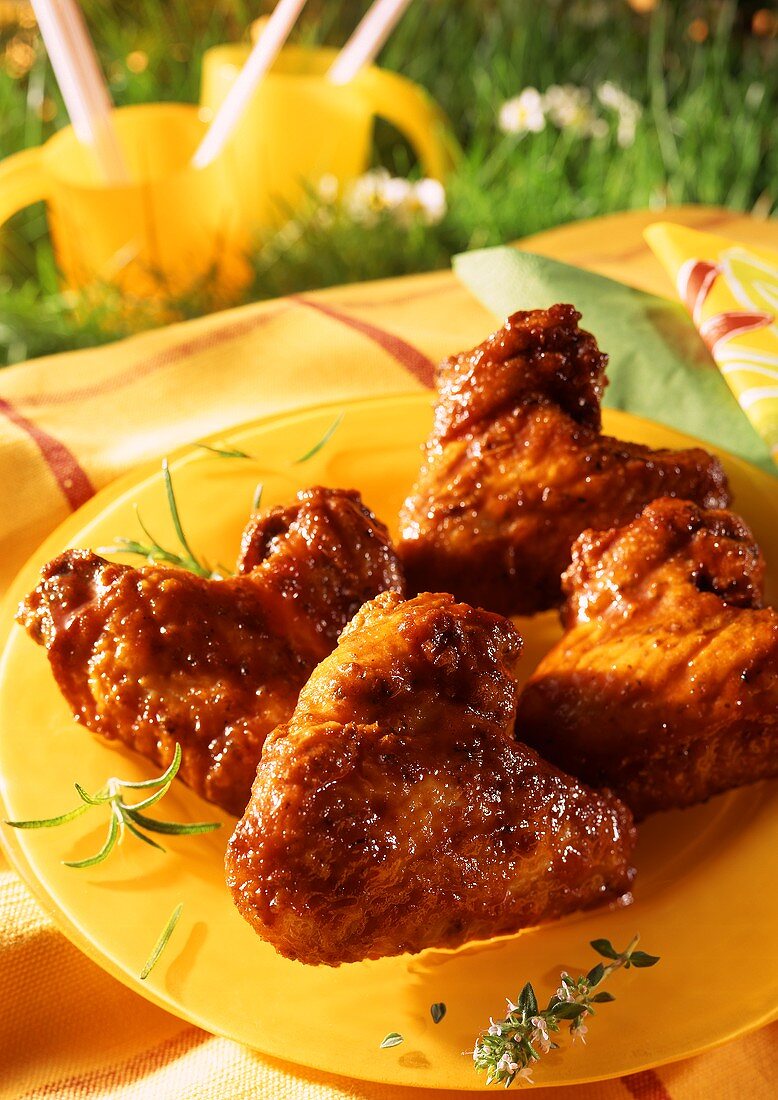 Crispy chicken wings