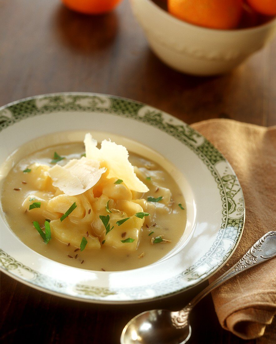 Gnocchi mit Käsesauce