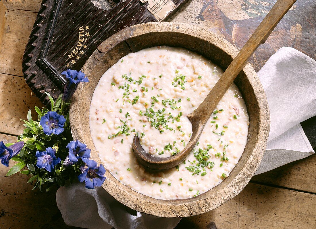 Grisons barley soup (Switzerland)