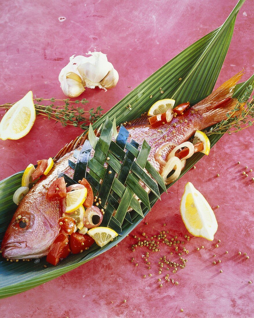 Red mullet, Antilles style