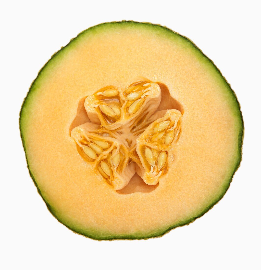 Half a honeydew melon