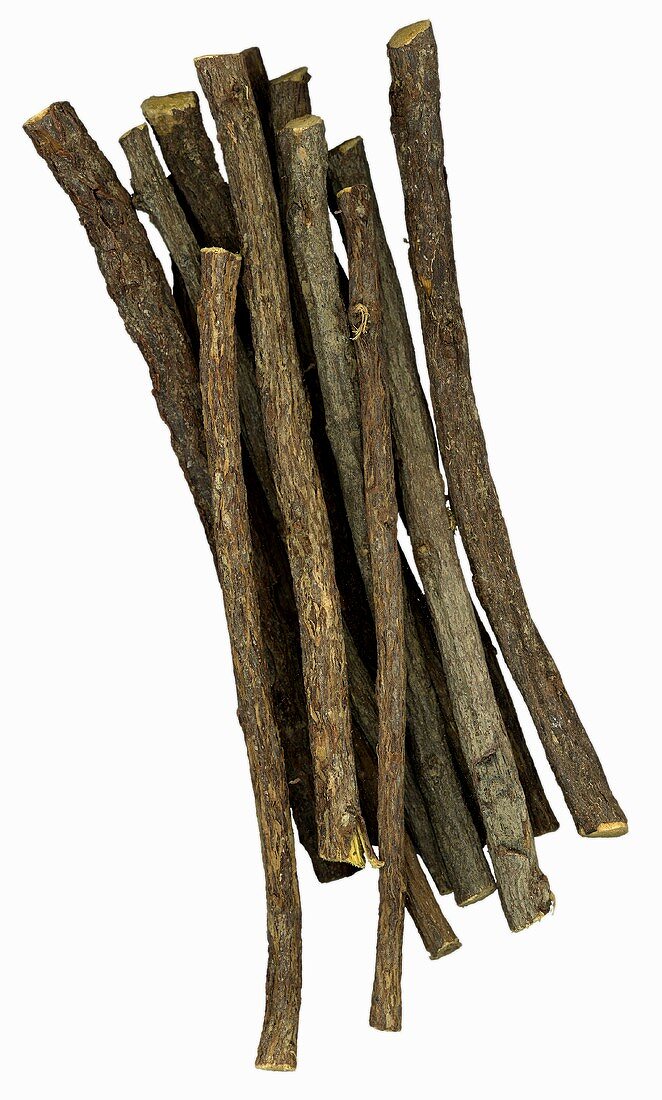 Several liquorice roots