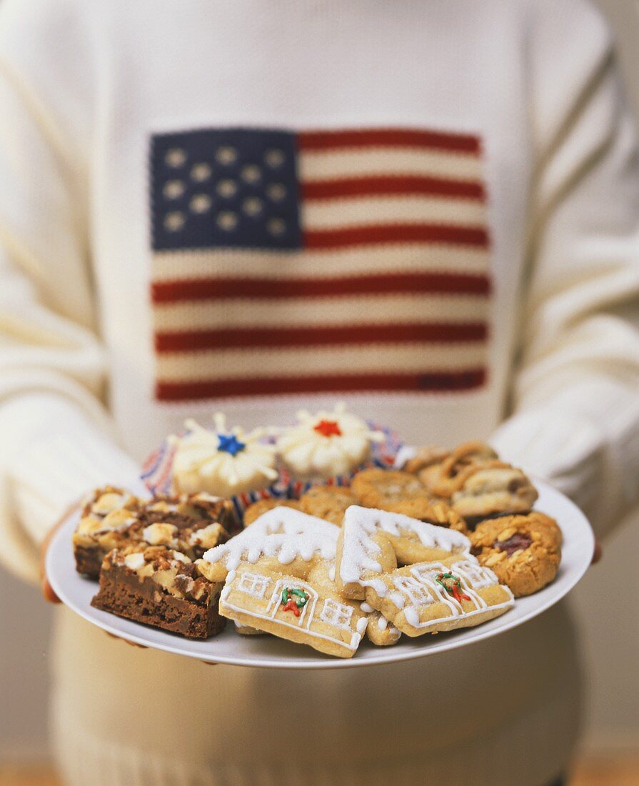 Mehrere verschiedene amerikanische Plätzchen