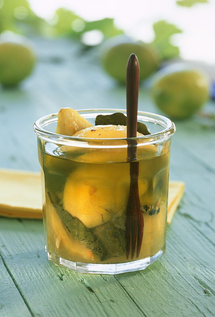 Salt-pickled lemons (Morocco)