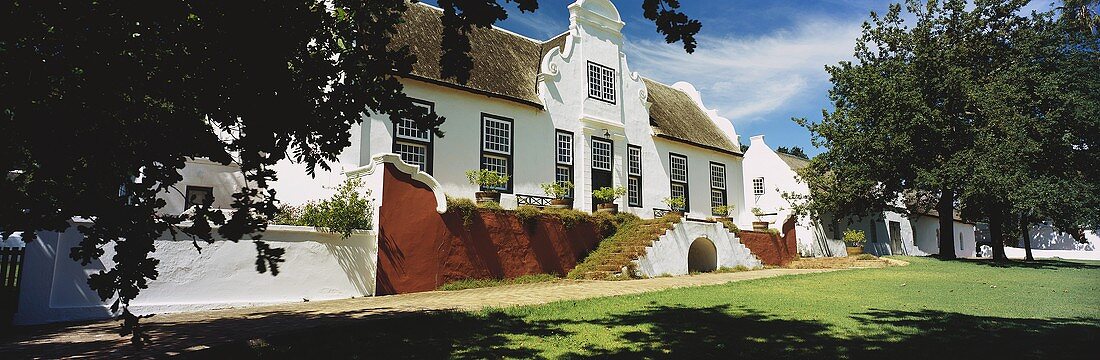 Manor house of Rustenberg Winery, Stellenbosch, S. Africa