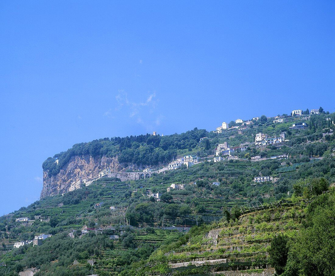 Die Stadt Amalfi, Salerno, Kampanien, Italien