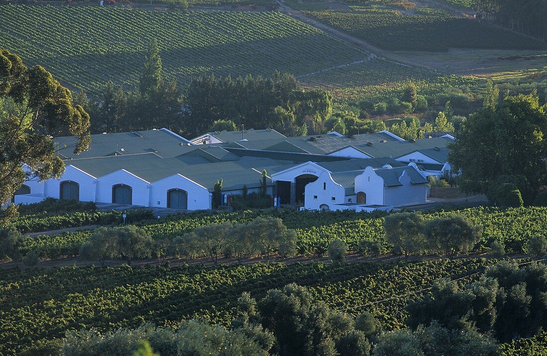 Das Weingut J.C. le Roux, Stellenbosch, Südafrika
